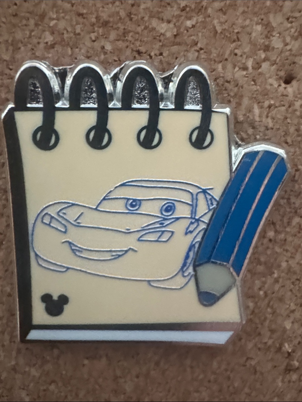 5/$25 Lightning McQueen Sketch Pad Disney Pin